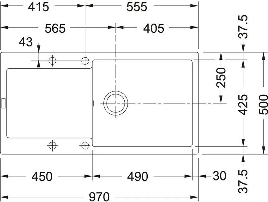 Кухонная раковина Franke Maris MRG 611-97 Xl 114.0633.167, матовый черный