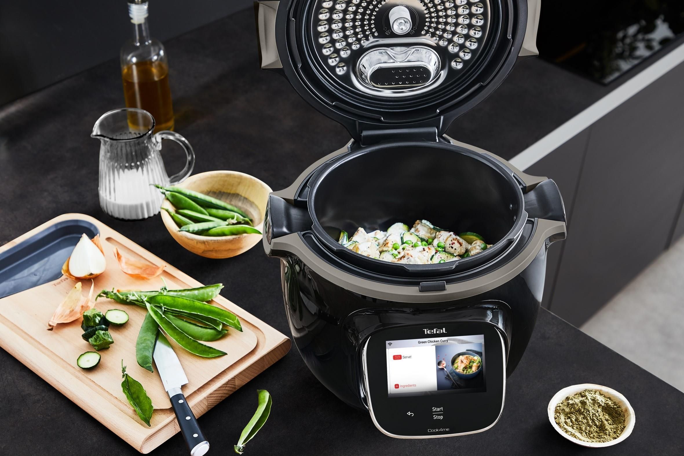 Мультиварка-скороварка Tefal Cook4Me Touch Wi-Fi CY9128