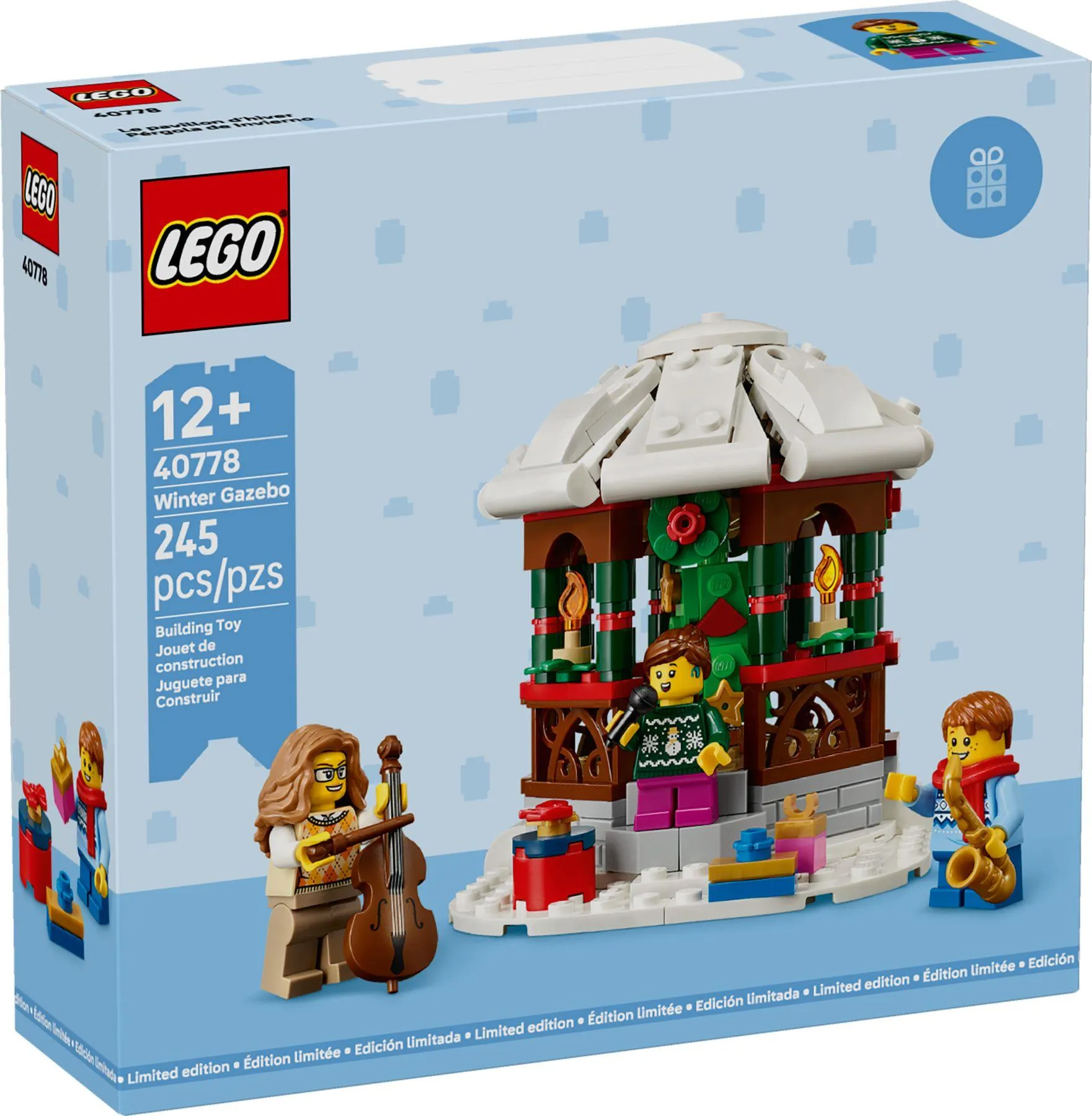 Конструктор LEGO 40778 Зимняя беседка