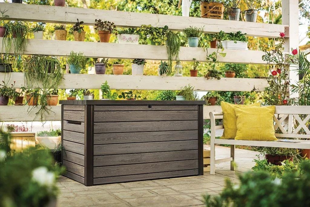 Садовый ящик Keter Deco 870L Ashwood