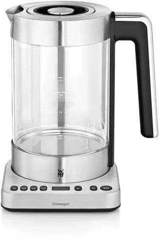 Чайник электрический WMF Lono Tea & Water 1.7 л прозрачный, серебристый