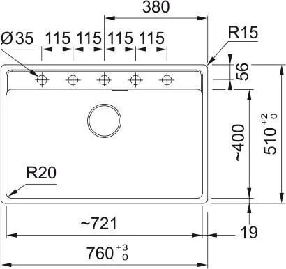 Кухонная рковина Franke Maris MRG 610-72 114.0661.773, капучино