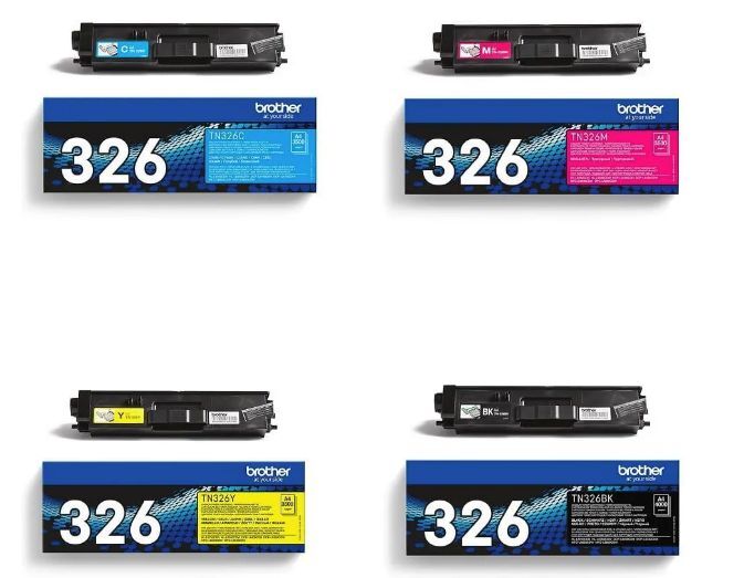 Картриджи Brother TN-326 CMYK 4 цвета