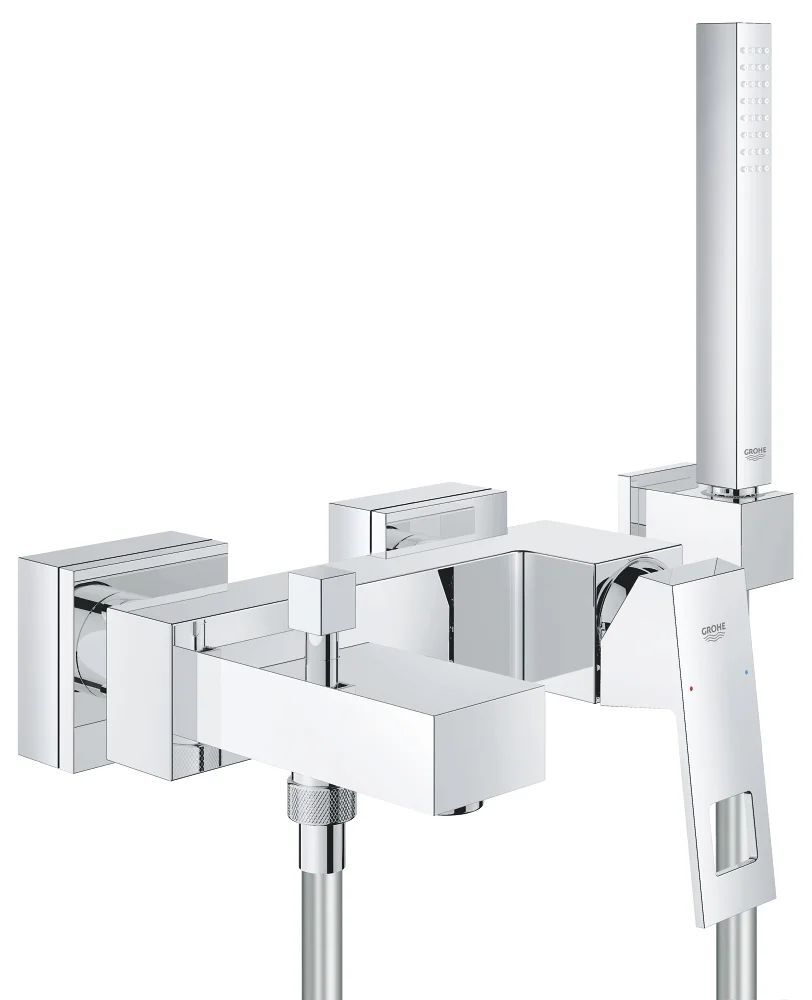 Однорычажный смеситель для ванны Grohe Eurocube 23141000, хром