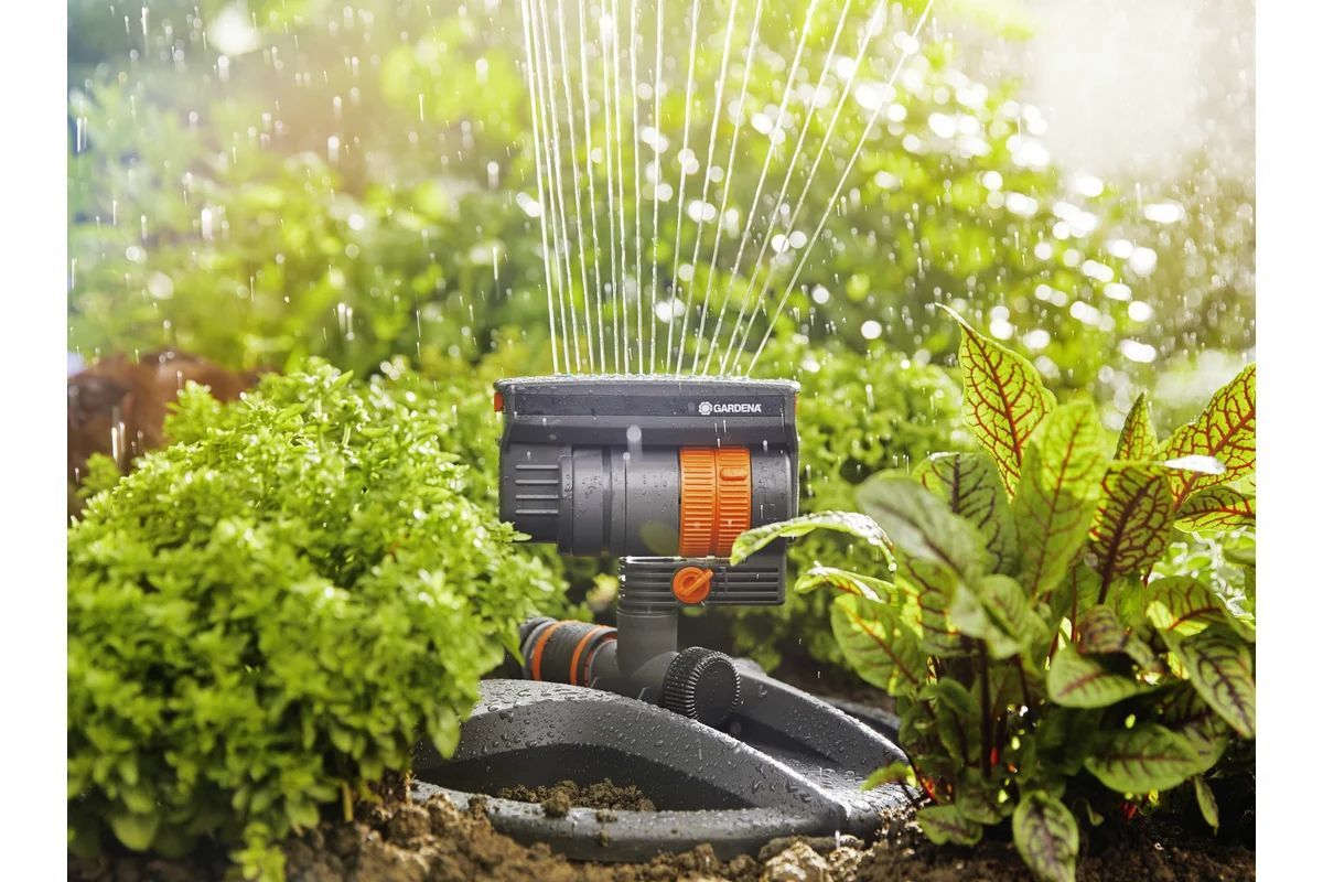 Дождеватель осциллирующий Gardena AquaZoom compact, 9216 м, 318 м