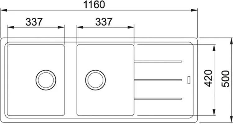 Кухонная раковина Franke Basis BFG 621 114.0367.620, капучино
