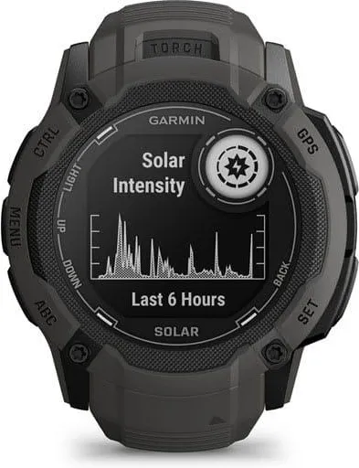 Смарт-часы Garmin Instinct 2X Solar Graphite Солнечный графит