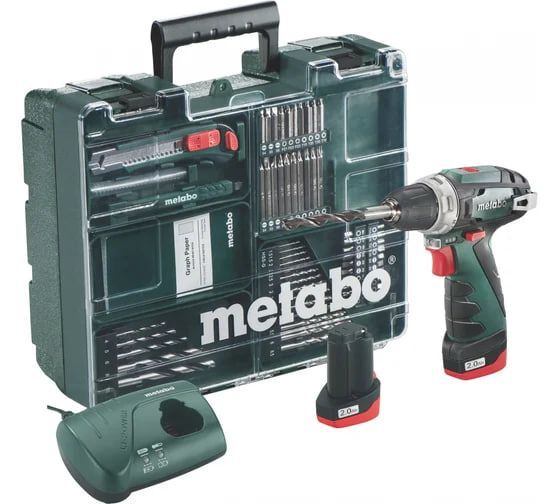 Аккумуляторная дрель-шуруповерт Metabo POWERMAXX BS BASIC SET (600080880)