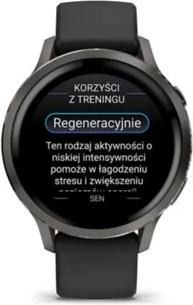 Смарт-часы Garmin Venu 4 41 mm Slate с черным ремешком