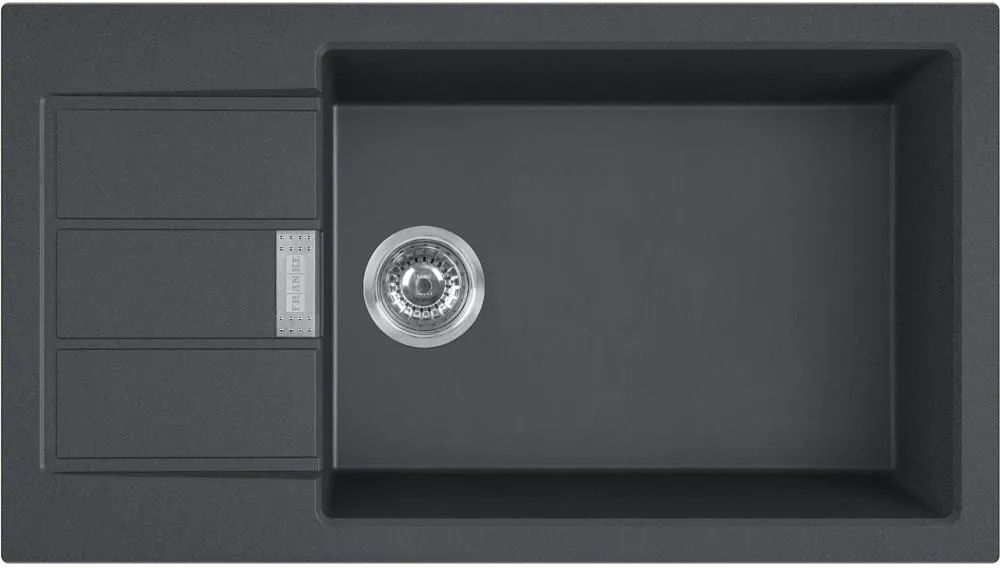 Кухонная раковина Franke Sirius S2D Slim 611-78 XL 143.0618.646, черный