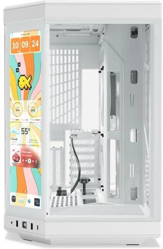 Компьютерный корпус HYTE Y70 Touch Infinite Midi Tower White (CS-HYTE-Y70TTI-WW)
