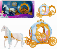Кукла Mattel Disney Princess - Кукла Золушка с каретой и лошадью HYM33