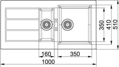 Кухонная раковина Franke Sirius SID 651 114.0181.979, оникс