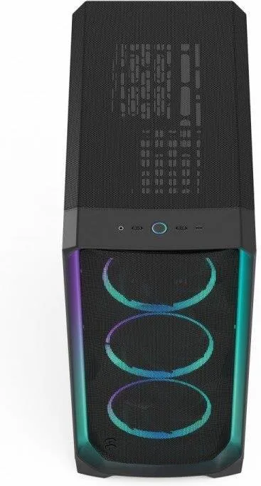 Корпус компьютерный Fractal Design Meshify 3 Ambience Pro RGB Black TG Light Tint черный (FD-CMES3-A03)