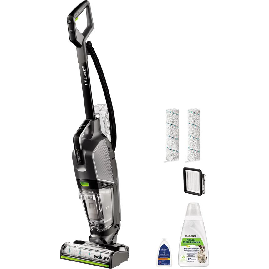 Вертикальный моющий пылесос BISSELL CrossWave HydroSteam Pet Pro 3528N, серый