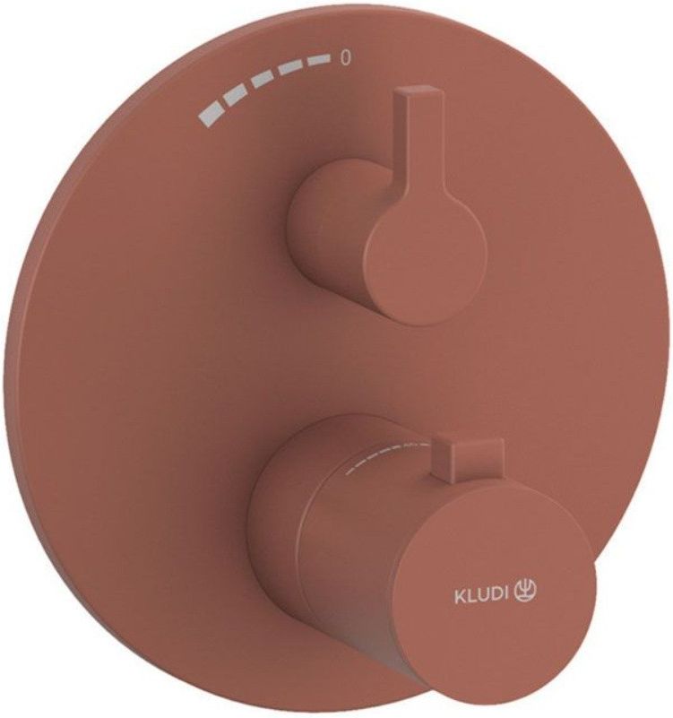 Смеситель для душа Kludi Nova Fonte Puristic 20885O515, матовый терракотовый