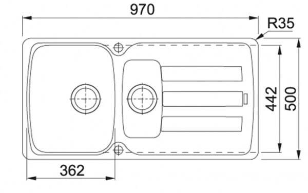 Кухонная раковина Franke Antea AZG 651 114.0498.079, капучино
