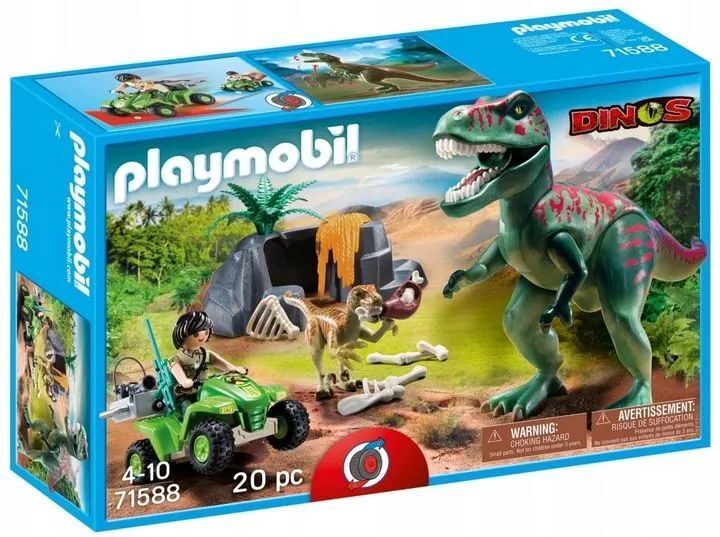 Игровой набор Playmobil 71588-500 Динозавры Атака Тирекса