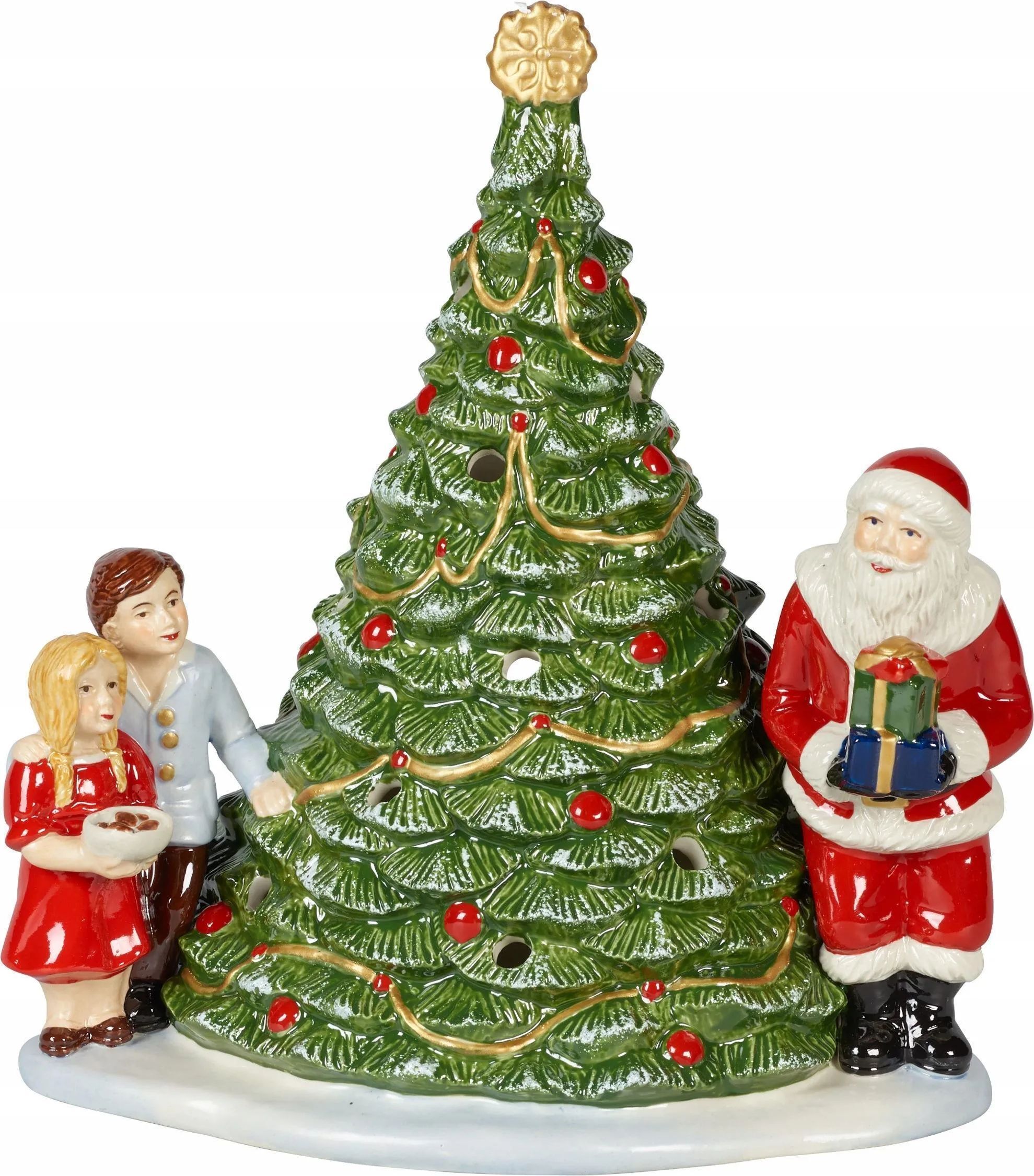 Villeroy&Boch Christmas Toys елка - подсвечник Санта Клаус и дети