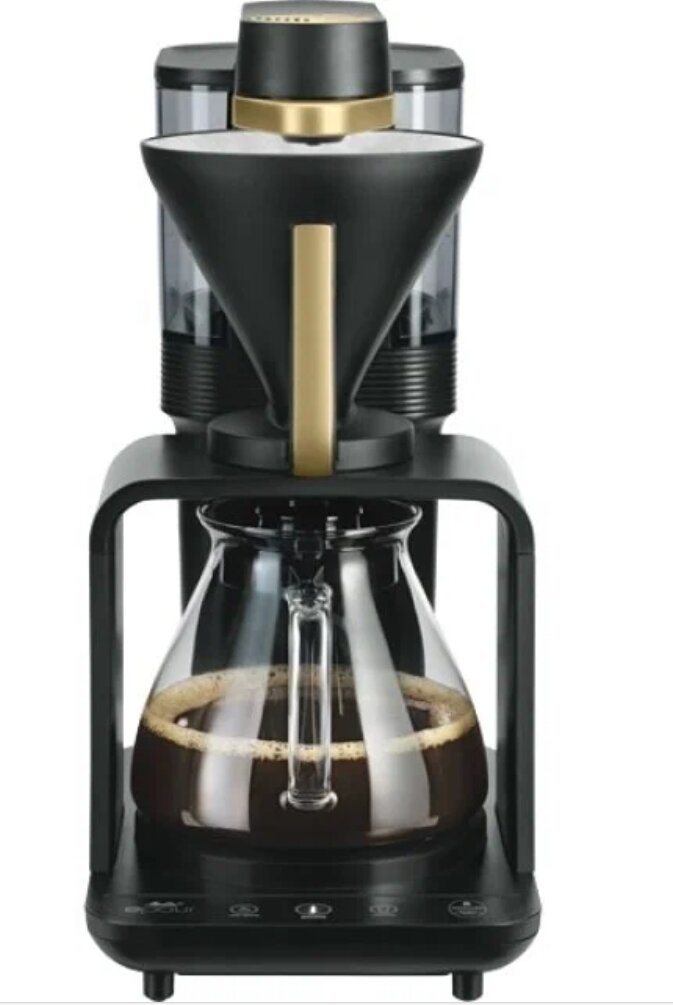 Капельная кофеварка Melitta Epour 1024-12, чёрно-золотистый