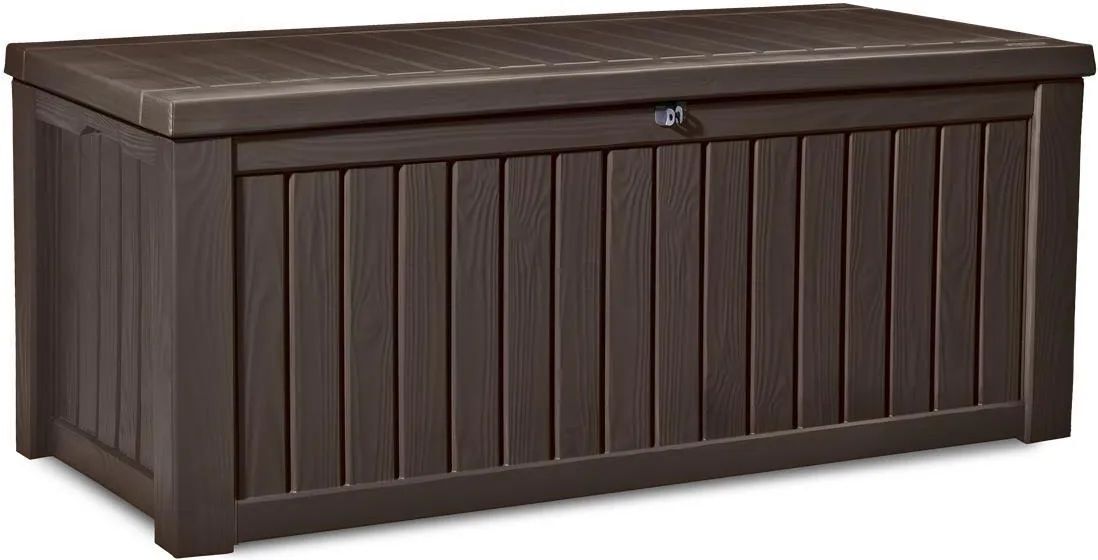 Садовый ящик Keter Rockwood Box 570L, коричневый