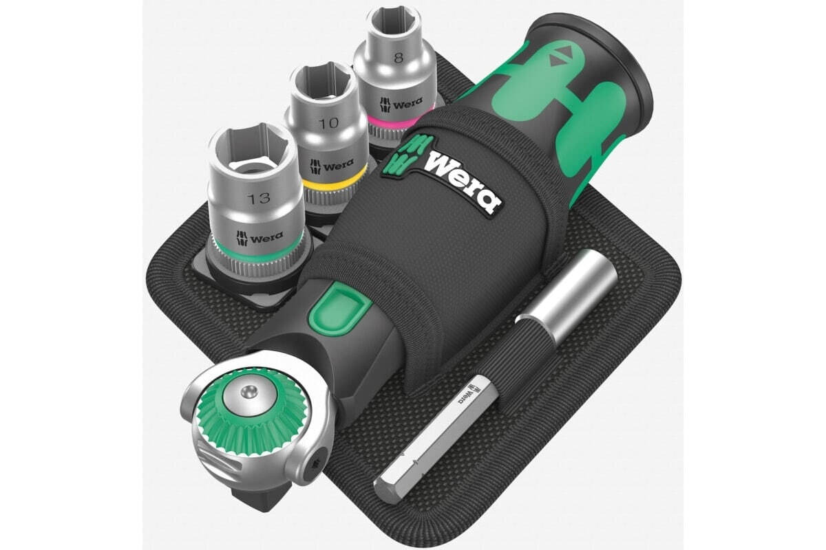 Набор Отверток Wera Zyklop Pocket Set Imperial 1 05004282001 1/4 "3/8"