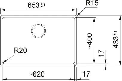 Кухонная раковина Franke Maris MRG 110-62 125.0716.376, сланцевый серый