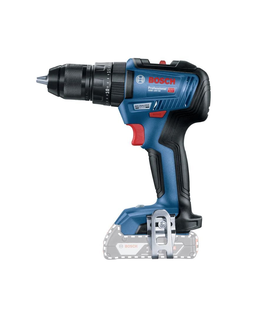 Аккумуляторный ударный шуруповерт Bosch GSB 18V-50 Professional (06019H5106)