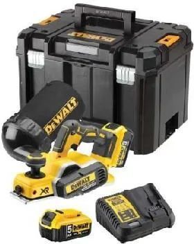 Рубанок аккумуляторный DeWalt DCP580P2, с 2 АКб и ЗУ