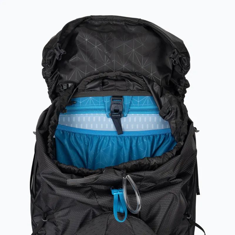 Рюкзак Gregory Focal 38 Ozone Black, голубой, чёрный