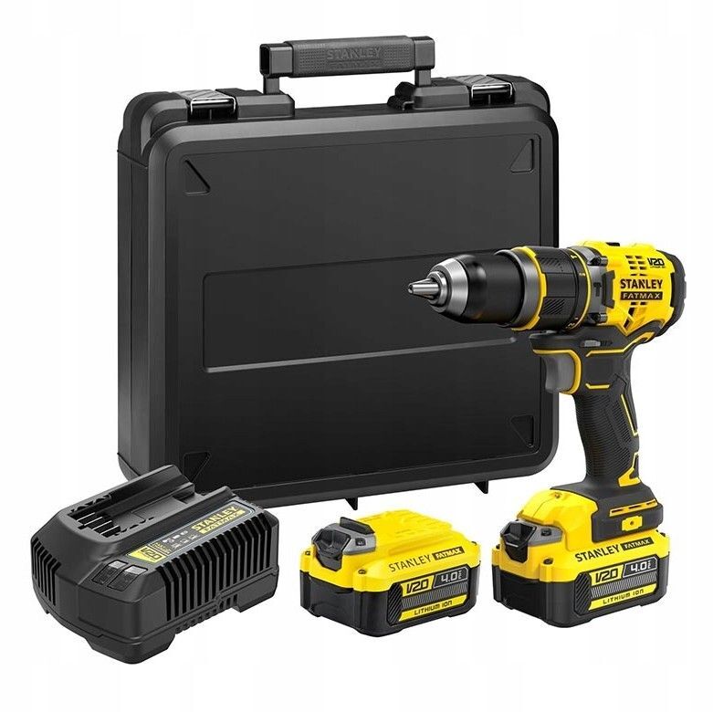 Аккумуляторная ударная дрель-шуруповерт STANLEY SFMCD721M2K-QW 80Nm 2x4Ah