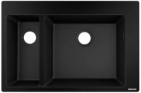 Кухонная раковина Hansgrohe 180x450 графитово черный 43315170