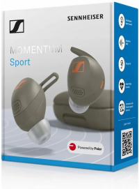 Беспроводные наушники Sennheiser Momentum Sport Burned Olive