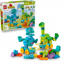 Конструктор LEGO DUPLO 10451 Динозавры на колёсах 3 в 1
