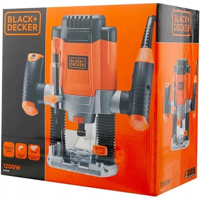 Вертикально-фрезерная машина Black&Decker KW1200E-QS