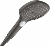 Ручной душ Hansgrohe Raindance Select E EcoSmart 28728340, шлифованный черный хром