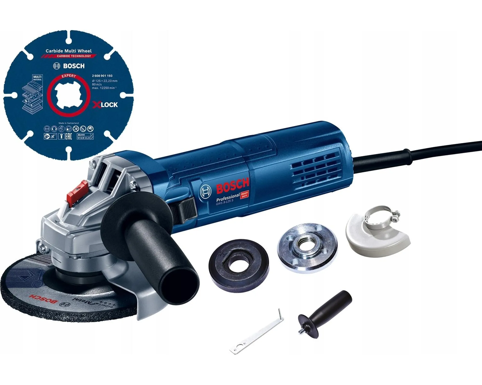 Угловая шлифовальная машина сетевая Bosch GWS 9-125 S Professional 0615990N3G