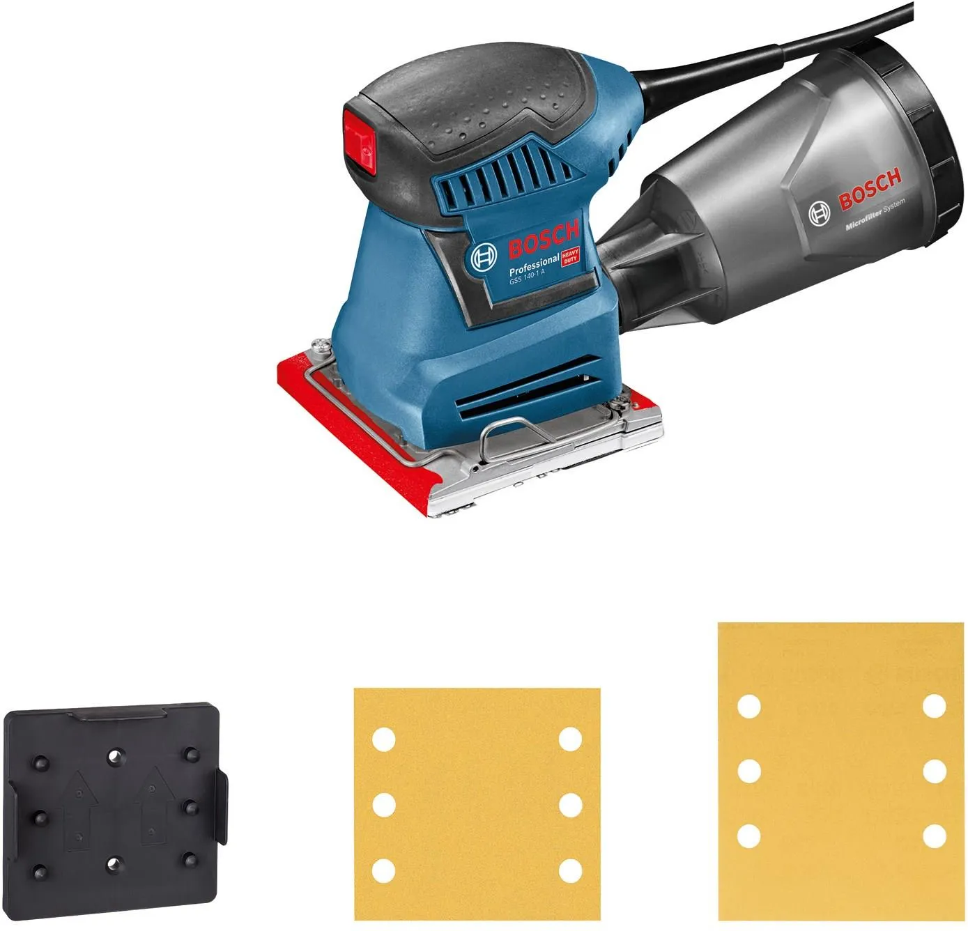 Ленточная шлифовальная машина сетевая Bosch GSS 140-1 A Professional 06012A2100