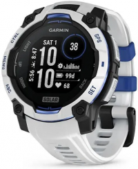Смарт-часы Garmin Instinct 3 45mm Солнечный белый камень/Ярко-синий