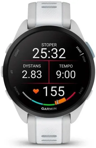 Спортивные часы Garmin Forerunner 165, GPS, Белый