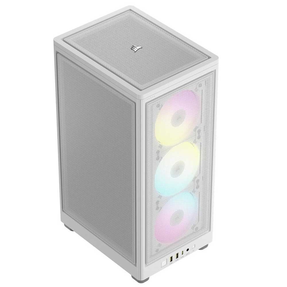 Компьютерный корпус Corsair iCUE 2000D RGB AIRFLOW Mini-ITX, белый цвет