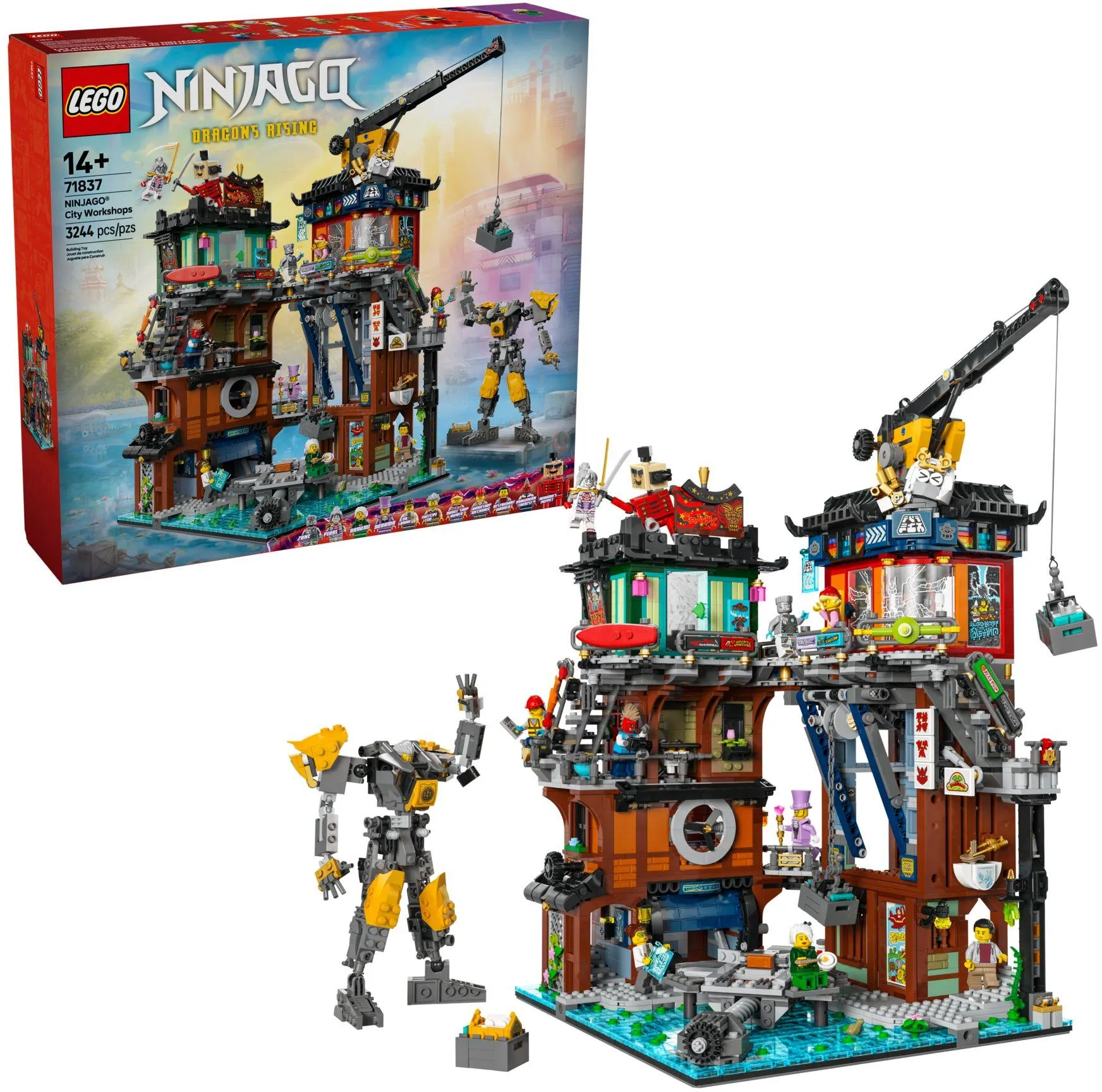 Конструктор LEGO Ninjago 71837 Мастерская в городе НИНДЗЯГО