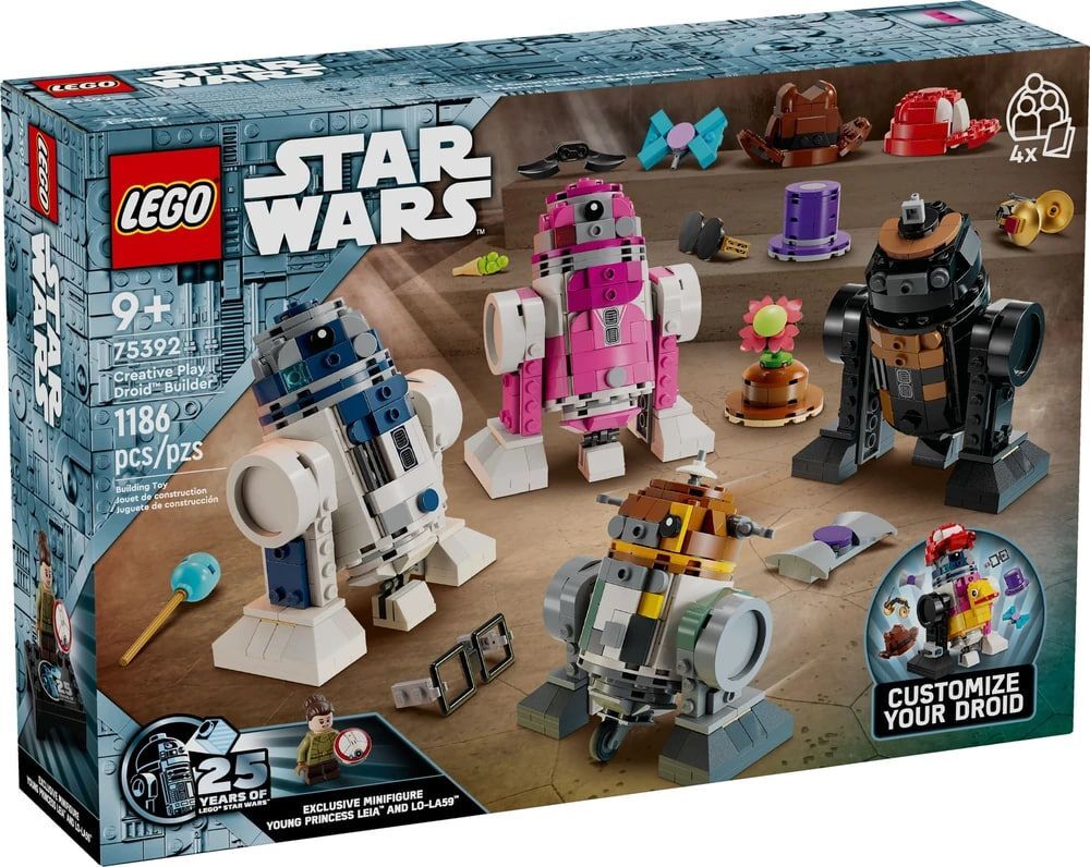 Конструктор LEGO Star Wars Creative - Набор для сборки дроидов - Лего Звездные Войны 75392