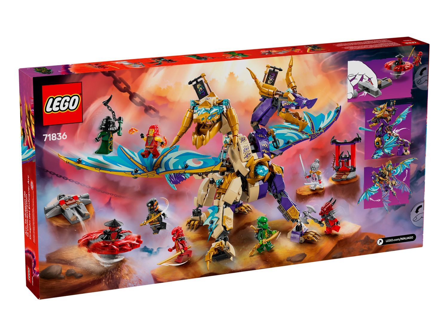 Конструктор LEGO NINJAGO 71836 Архидракон Фокуса