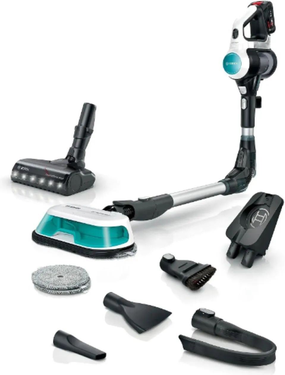 Вертикальный пылесос Bosch Unlimited 7 ProHygienic Aqua BCS71HYG4 (для аллергенной очистки и влажной уборки)