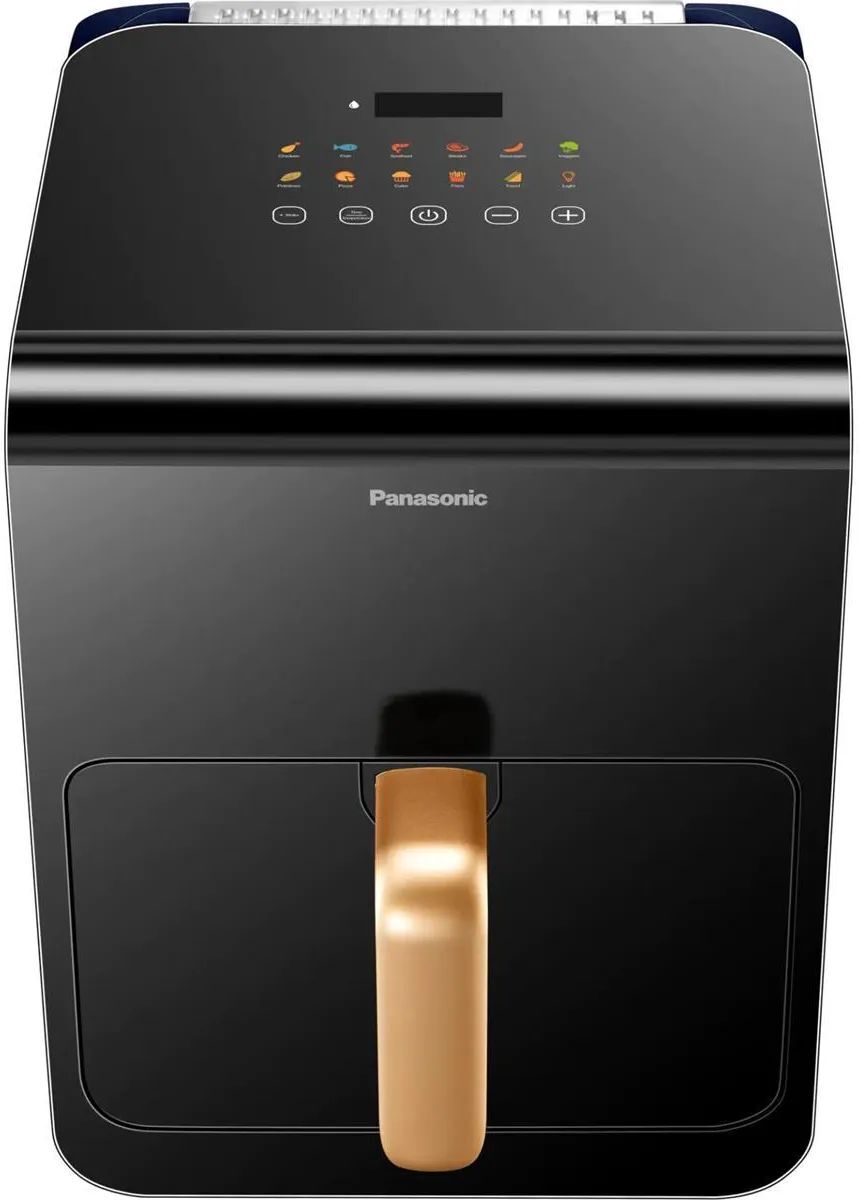 Аэрофритюрница Panasonic NF-CC600, 1450 Вт, черный/синий