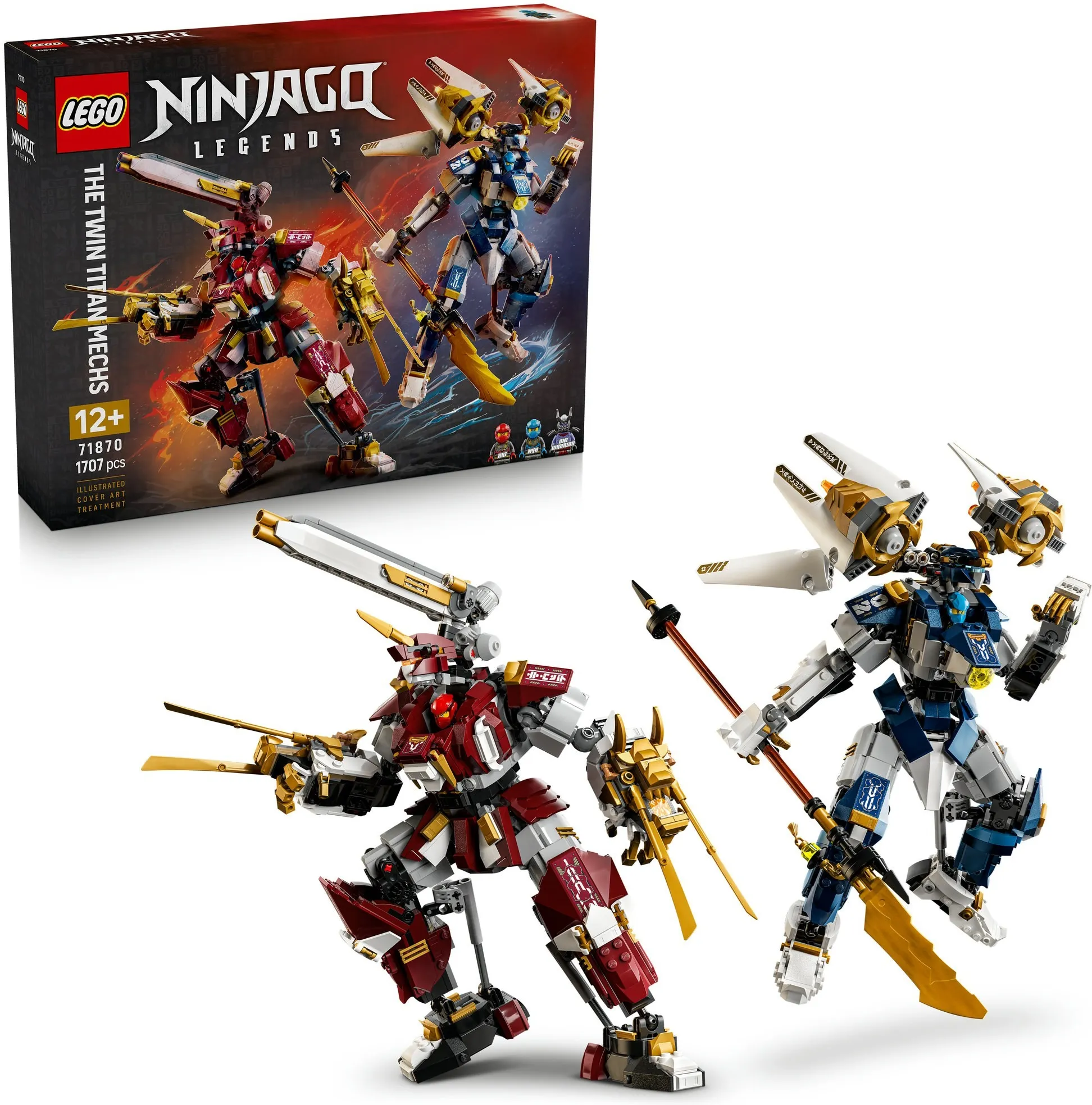 LEGO NINJAGO 71870 Двойные титановые мехи