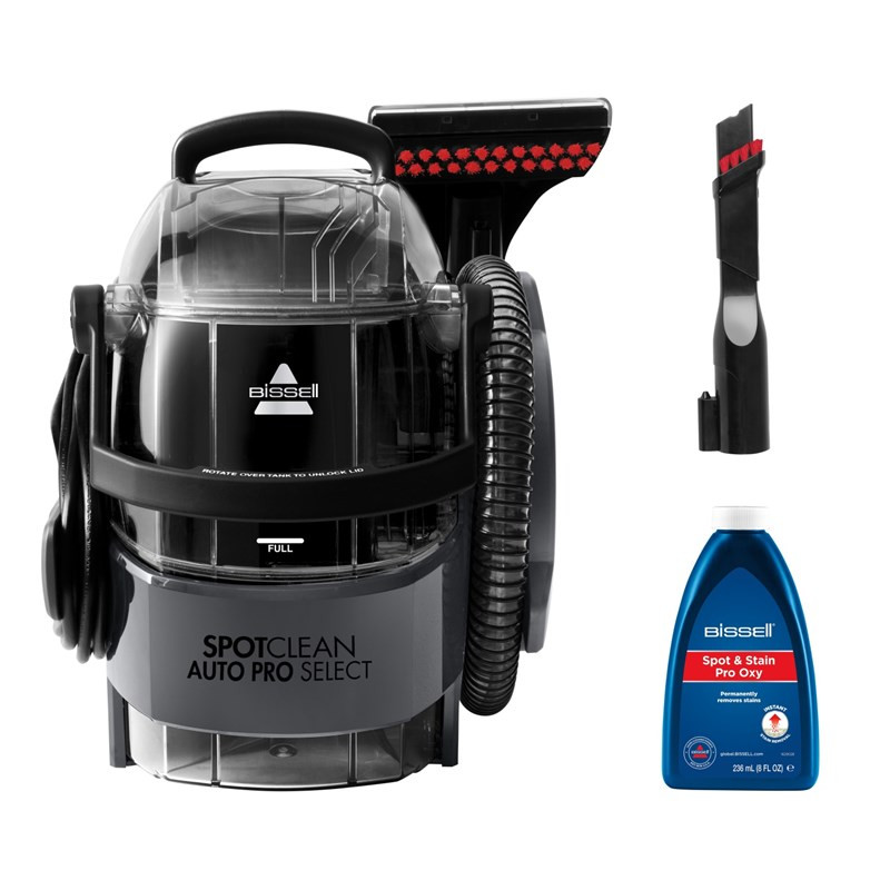 Портативный моющий пылесос BISSELL SpotClean Auto Pro Select 3730N, чёрный
