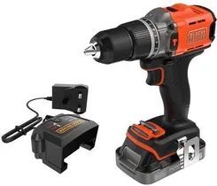 Дрель-шуруповёрт ударная Black&Decker BCD383D1XC PowerConnect 12.0 Ah/18 V с ЗУ