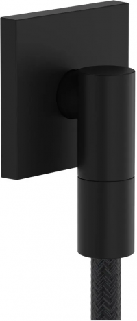 Подключение шланга Hansgrohe FixFit Fine E, черный матовый 28883670